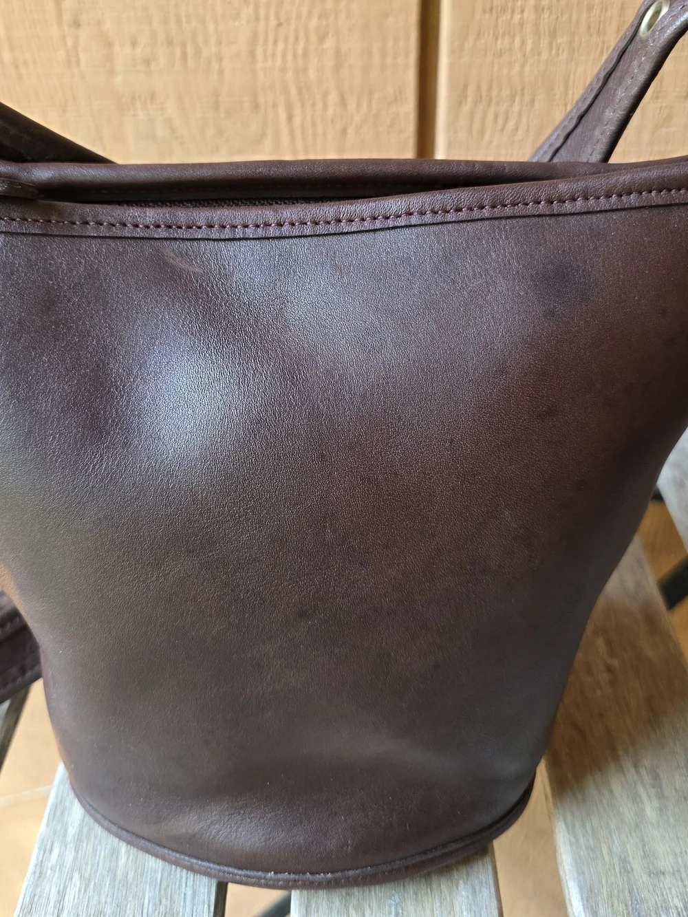 Legacy Vintage 90s 9019 Coach Brown Maggie Duffle Bucket Bag